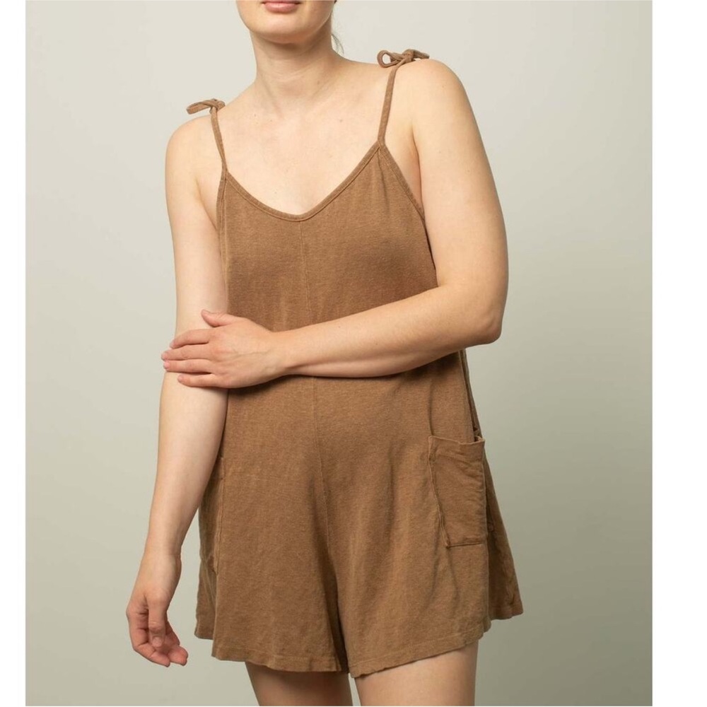 ISO Jungmaven Sespe Romper Coyote Brown Color Sz Medium